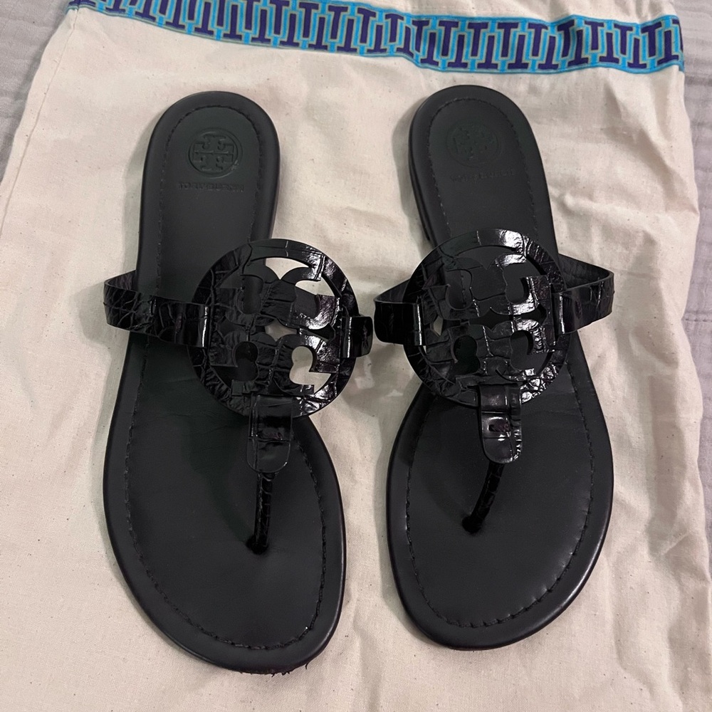 Tory Burch Dark Brown Women's Miller Sandals